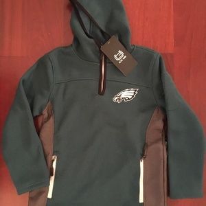 NFL  Team Apparel Philadelphia Eagles Pullover Hoodie - Size M (10/12)